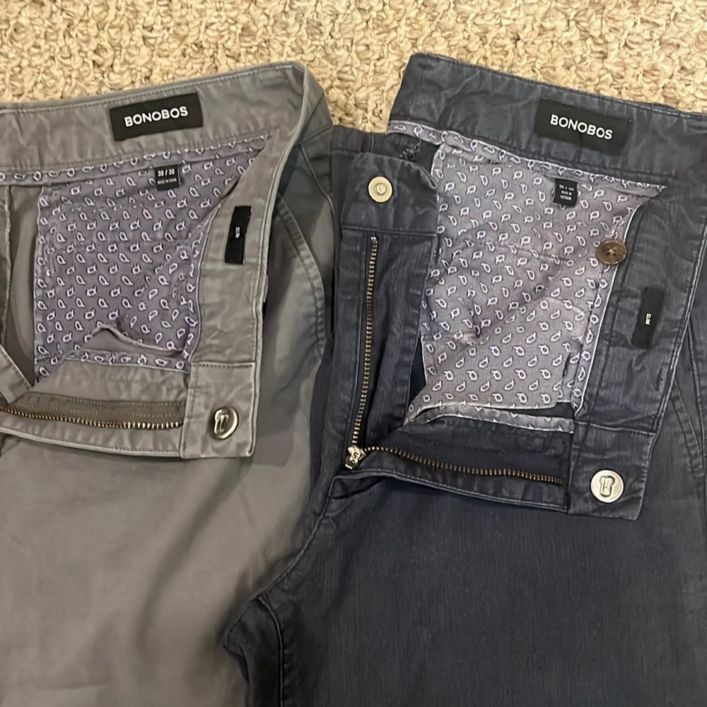 Bonobos khakis lot 30/30 slim fit